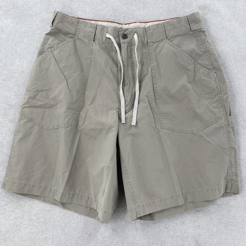 Aigle Drawstring Board Shorts Lightweight Tan‎ Beige Mens Size 36
